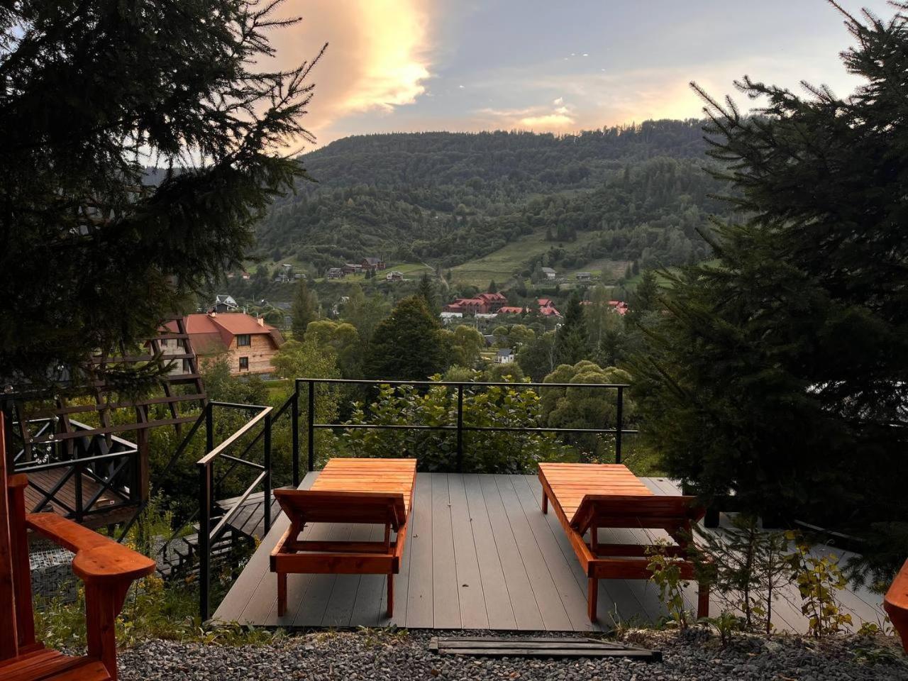 Valley Hills-Котедж На Схилах Гір З Чаном-Джакузі Slavske Quarto foto