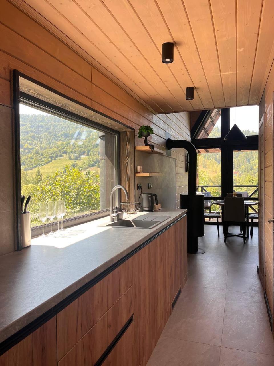 Valley Hills-Котедж На Схилах Гір З Чаном-Джакузі Slavske Exterior foto